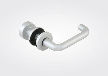 Tubular – vaste knop & klink set zonder functie (Dorma Glas)