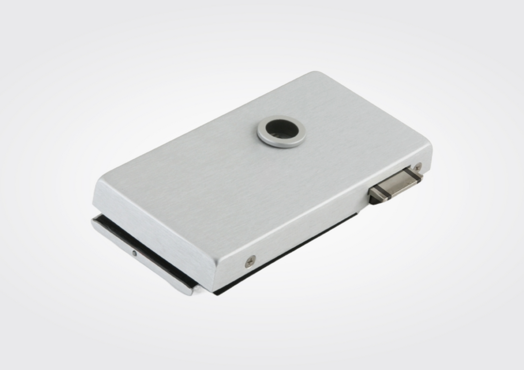 Office classic loopslot van Dorma-glas in aluminium
