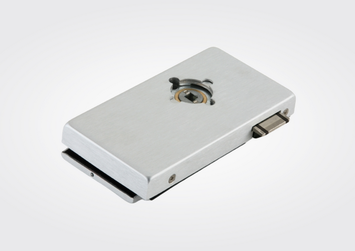 Dorma office classic loopslot met rozet in aluminium