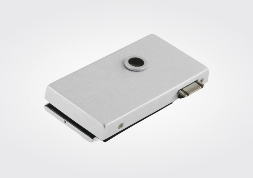 Office classic loopslot van Dorma-glas in RVS