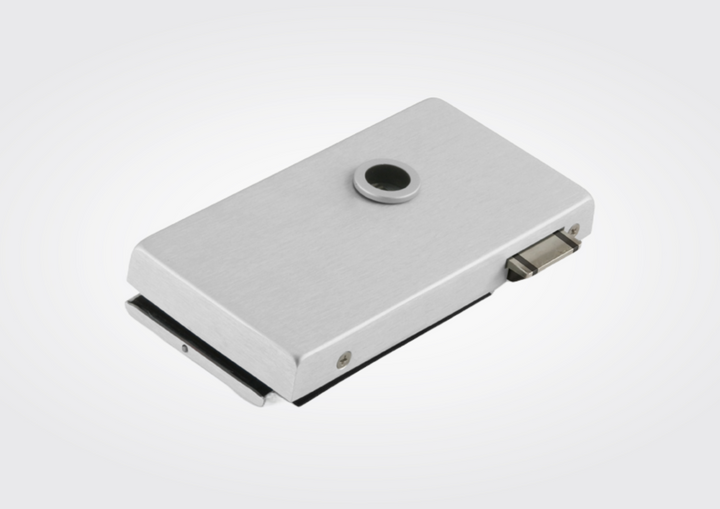 Office classic loopslot van Dorma-glas in RVS