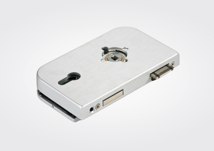 Office junior loopslot met rozet in aluminium