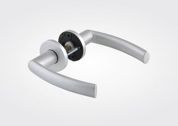 Arcos ovaal deurkrukset met rozet (Dorma Glas)