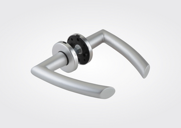 Arcos deurkrukset met rozet (Dorma Glas)