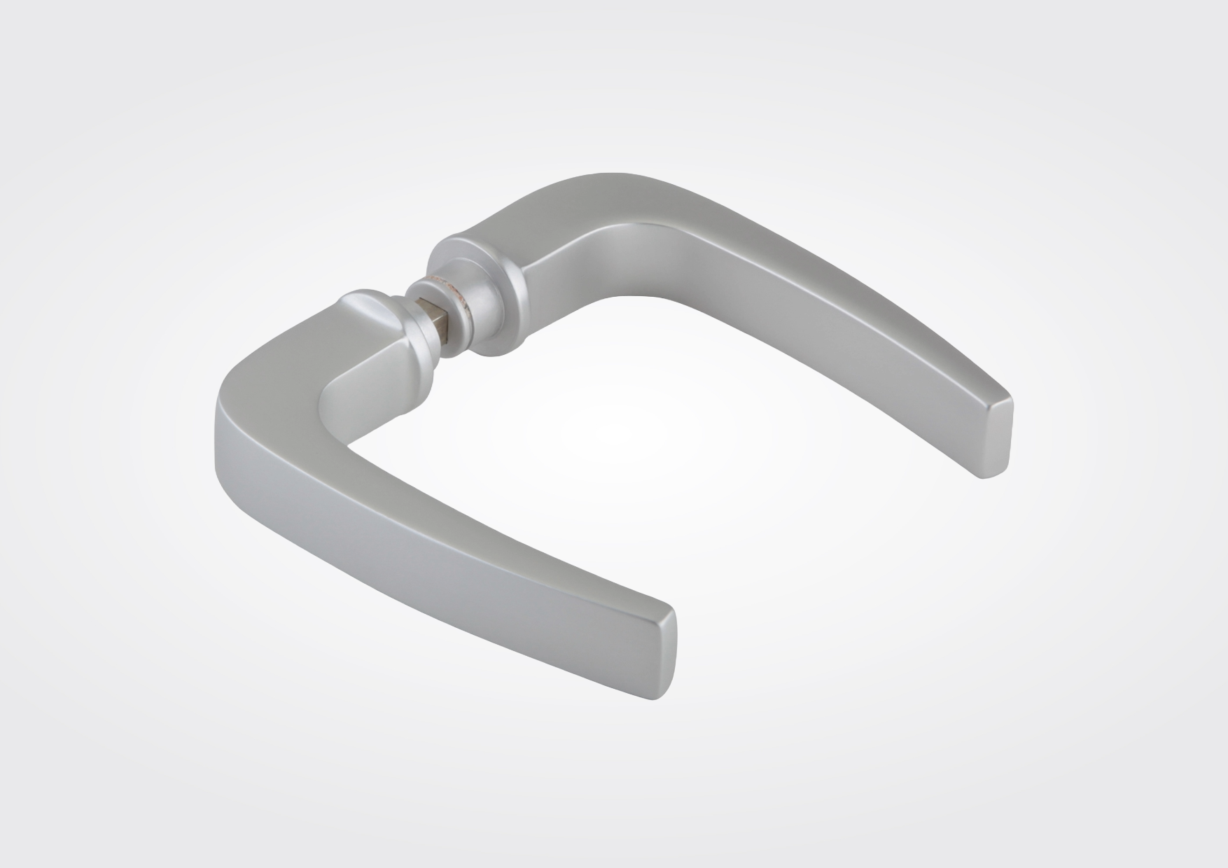 Arcos hoekig deurkrukset (Dorma Glas)
