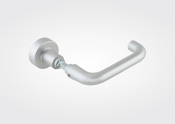 Tubular vrij draaiende knop/ krukset zonder functie (Dorma Glas)