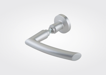 Arcos vrij draaiende knop/ krukset zonder functie (Dorma Glas)