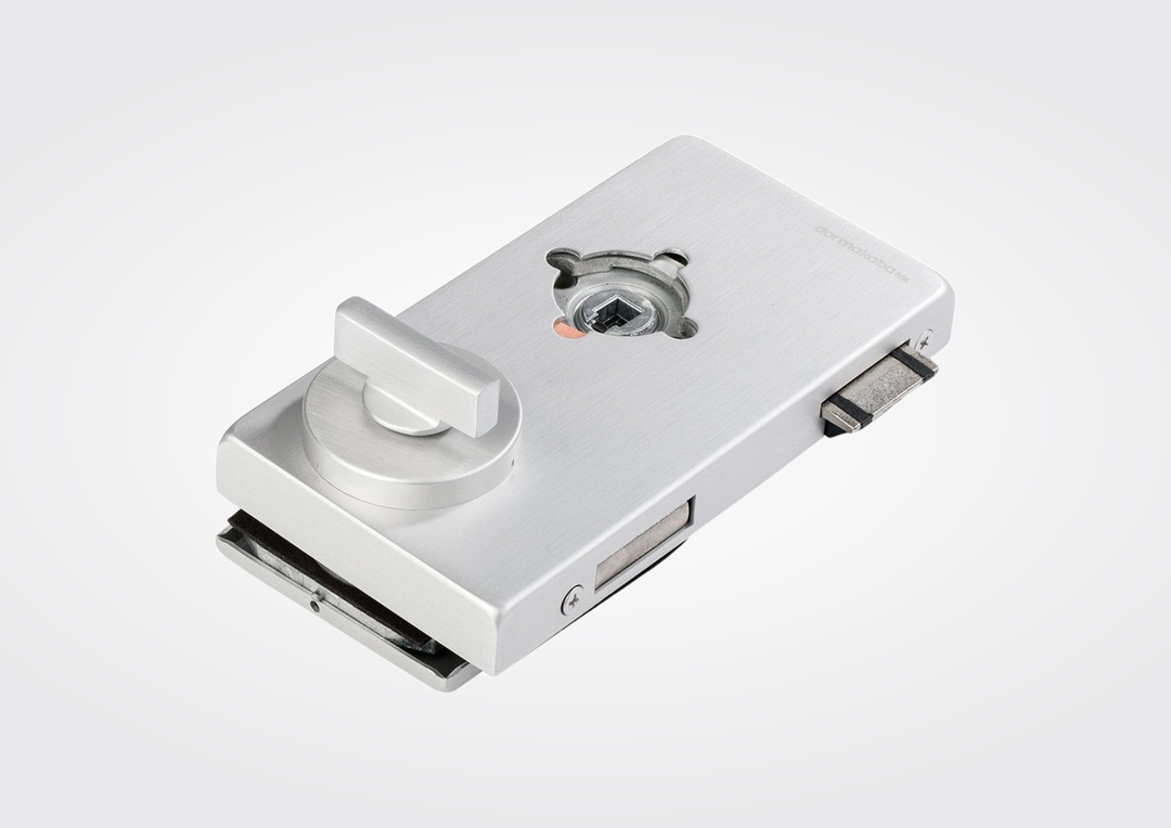 Dorma office classic wc slot met rozet in aluminium