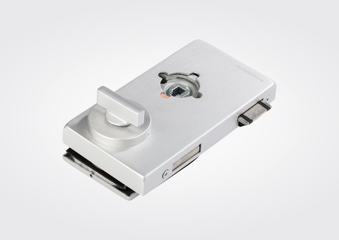 Dorma office classic wc slot met rozet in aluminium