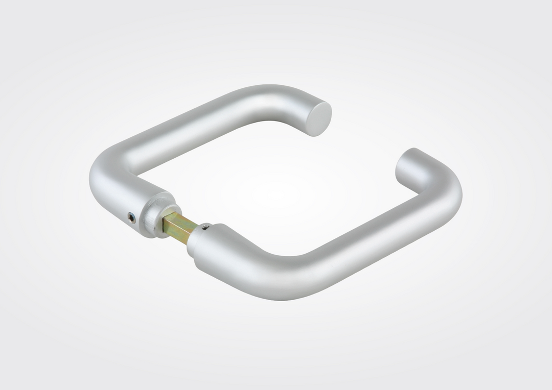 Dorma tubular deurkruk zonder rozet in aluminium