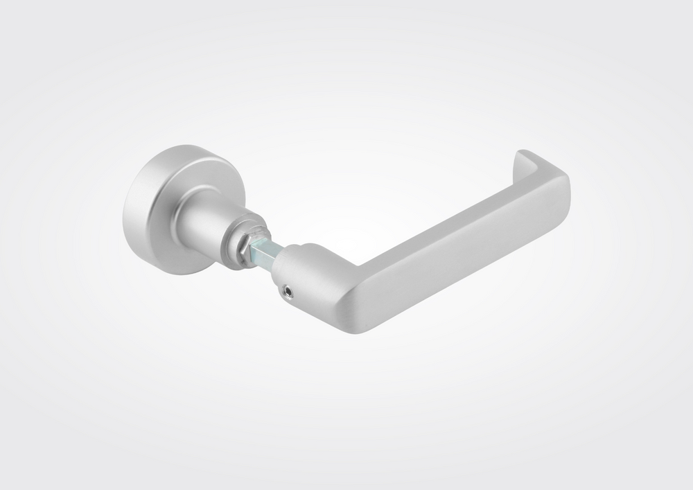 Dorma rondo knop/ kruk vast zonder rozet  in RVS