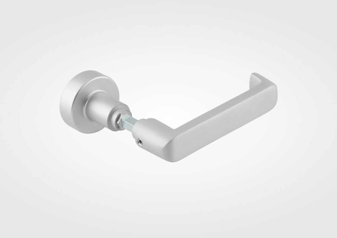 Dorma rondo knop/ kruk vast zonder rozet  in RVS