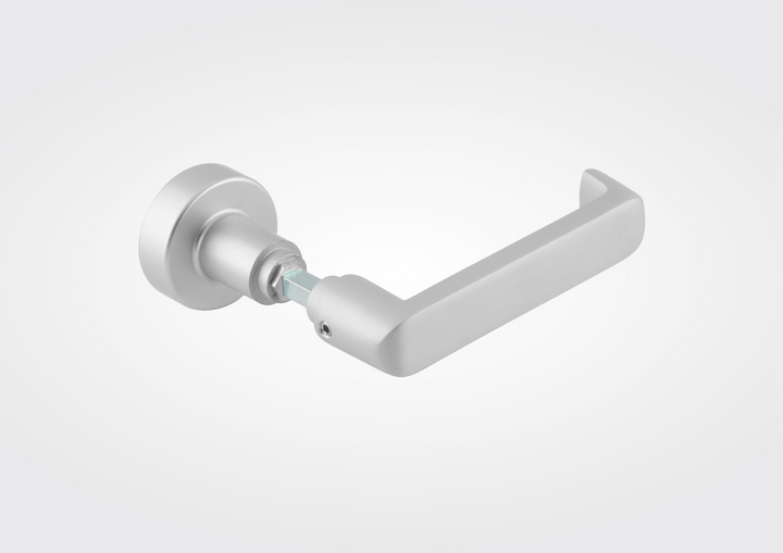 Dorma rondo knop/ kruk vast zonder rozet  in RVS