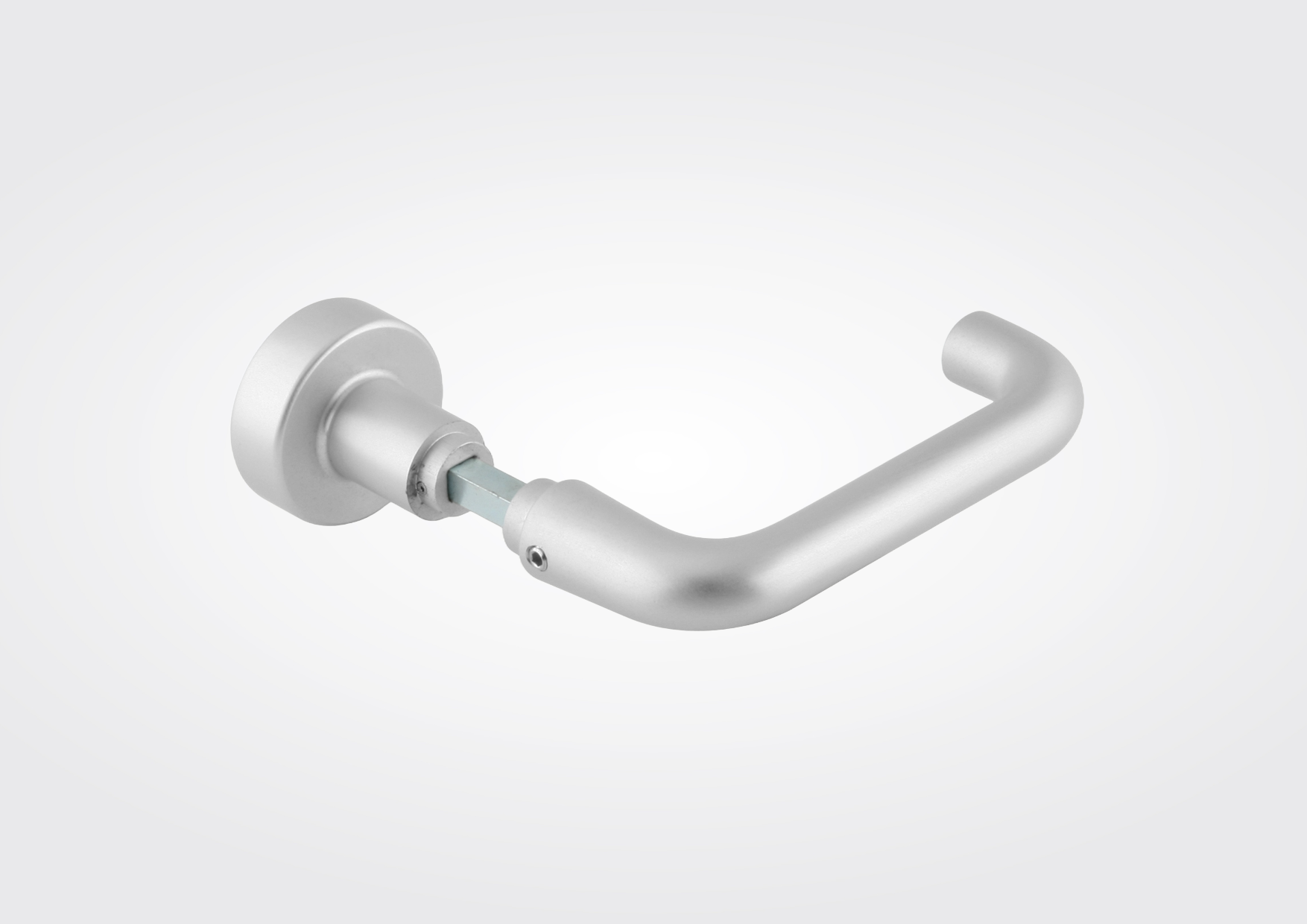Tubular vrij draai knop/ krukset met functie (Dorma Glas)