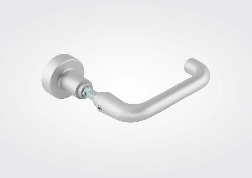 Dorma tubular knop/ kruk zonder rozet in RVS