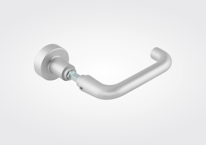 Dorma tubular knop/ kruk zonder rozet in RVS