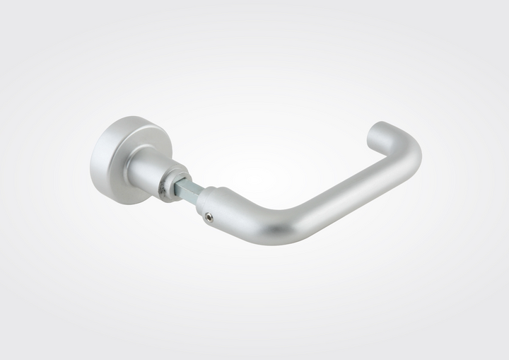 Dorma vrijdraaiende knop/ kruk zonder rozet in aluminium