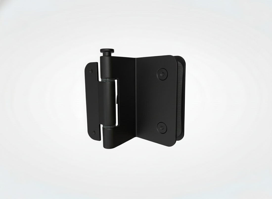 Deurscharnier in matzwart