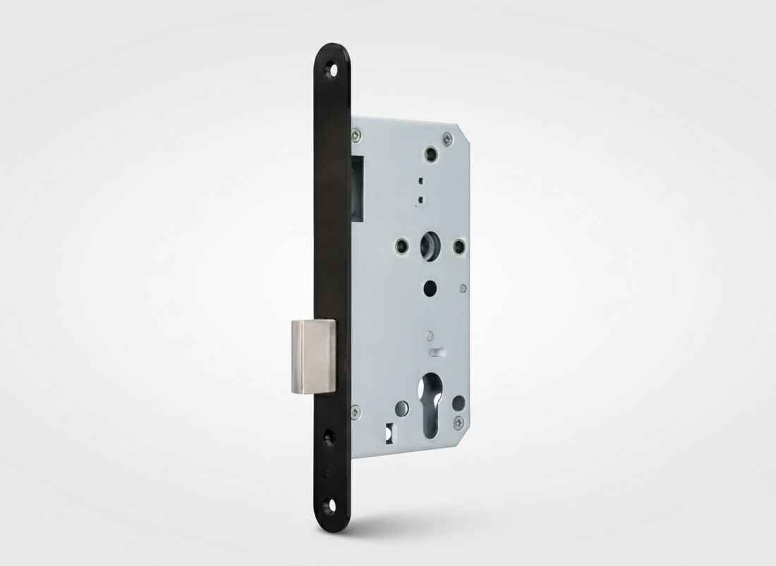 Slot zwarte voorplaat - nieuwe achtergrond